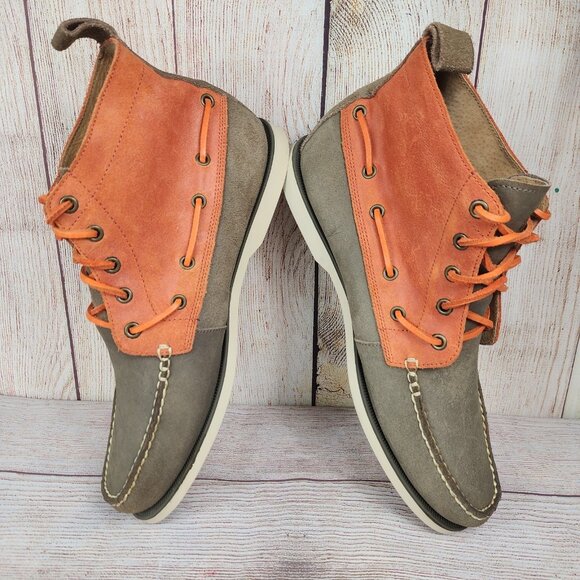 Polo Ralph Lauren Basildon Leather Ankle Shoes Men's Size 10.5 Chukka Boots - Picture 4 of 8